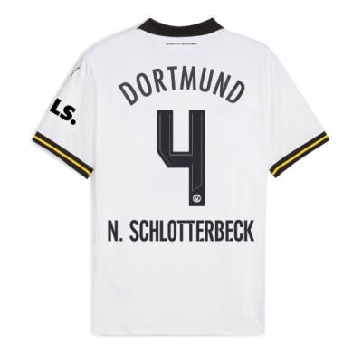 Dres Borussia Dortmund Nico Schlotterbeck #4 Rezervni 2024-25 Kratak Rukav Dres Borussia Dortmund Nico Schlotterbeck #4 Rezervni 2024-25 Kratak Rukav